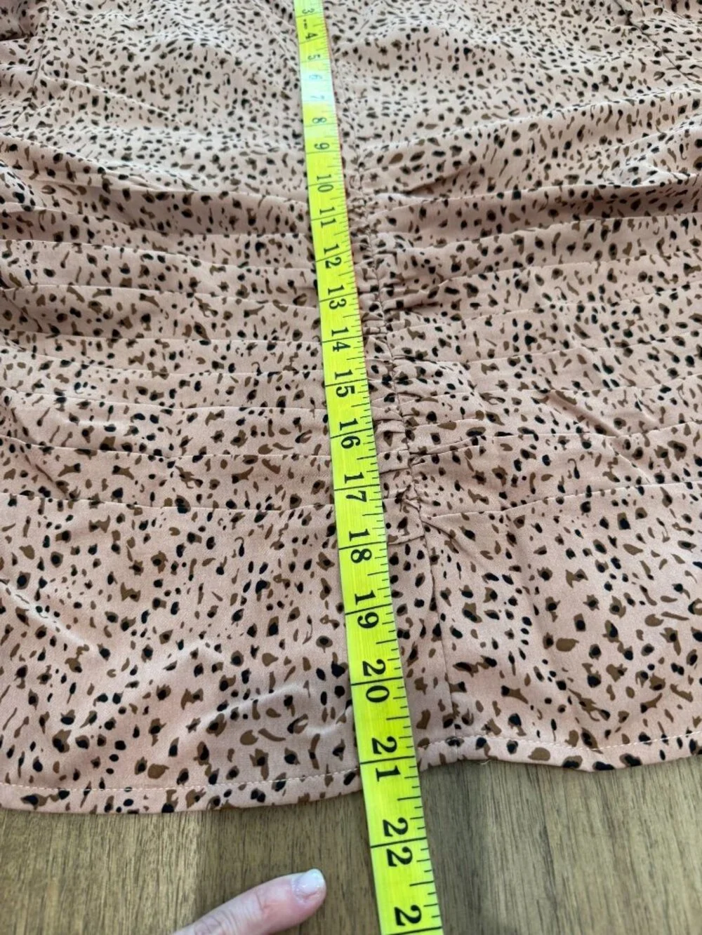 NWT-ASTR The Label Women's Cinch Front Puff Sleeve Top -Size XL